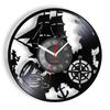 Navigasyon Tema Vinil Kayıt Duvar Saati Sailor Büyülü Duvar Lambası Denizcilik Vintage Tasarım LED Gece Lambası