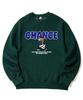 TRIPSHION Baseball Bear Graphic Crewneck - Green