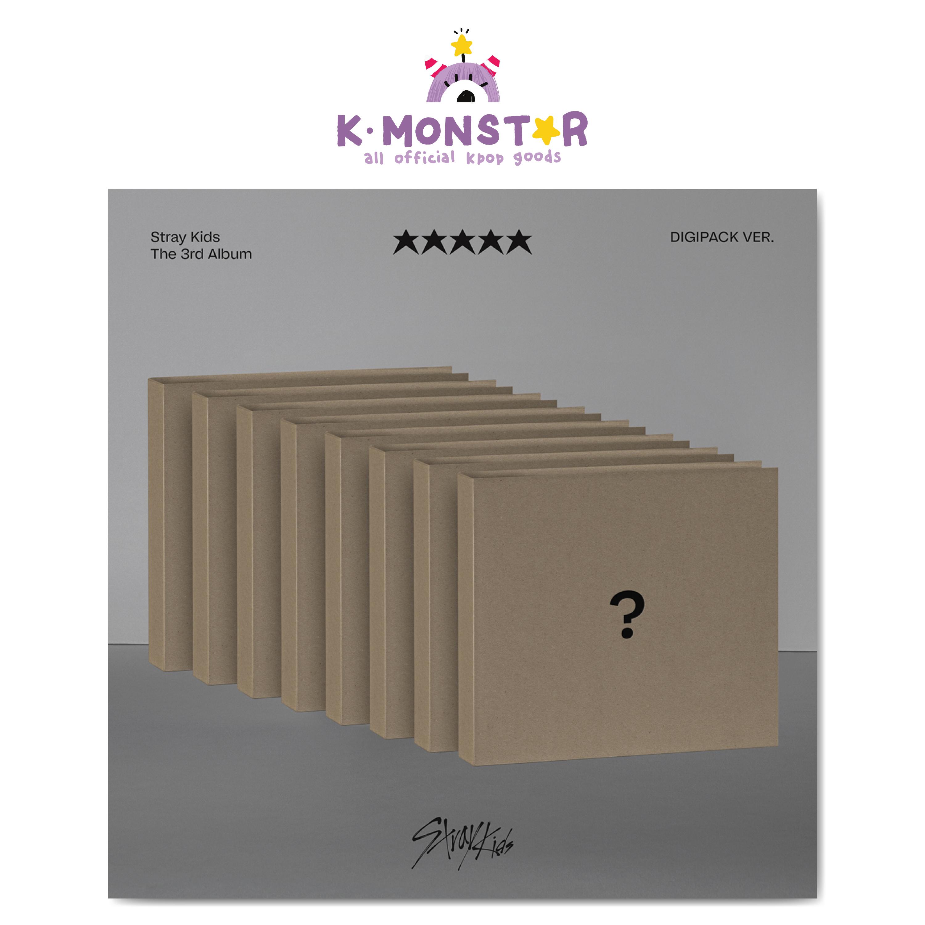 

[ПОДАРОК ПРЕДЗАКАЗА]STRAY KIDS - 5-ЗВЕЗДНЫЙ 3-Й ПОЛНЫЙ АЛЬБОМ DIGIPACK Ver.
