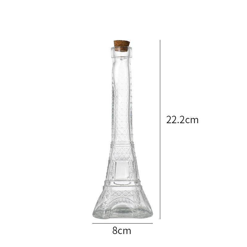 DIY Cork Star Wishing Drift Bottle - Clear Glass Ocean Lucky Star Bottle