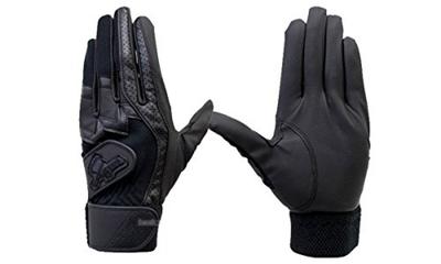 Kubota Slugger Baseball Batting High School Baseball Double 23cm for Both Hands Gloves, Hands, Compatible, Belt, S-407, Black,
