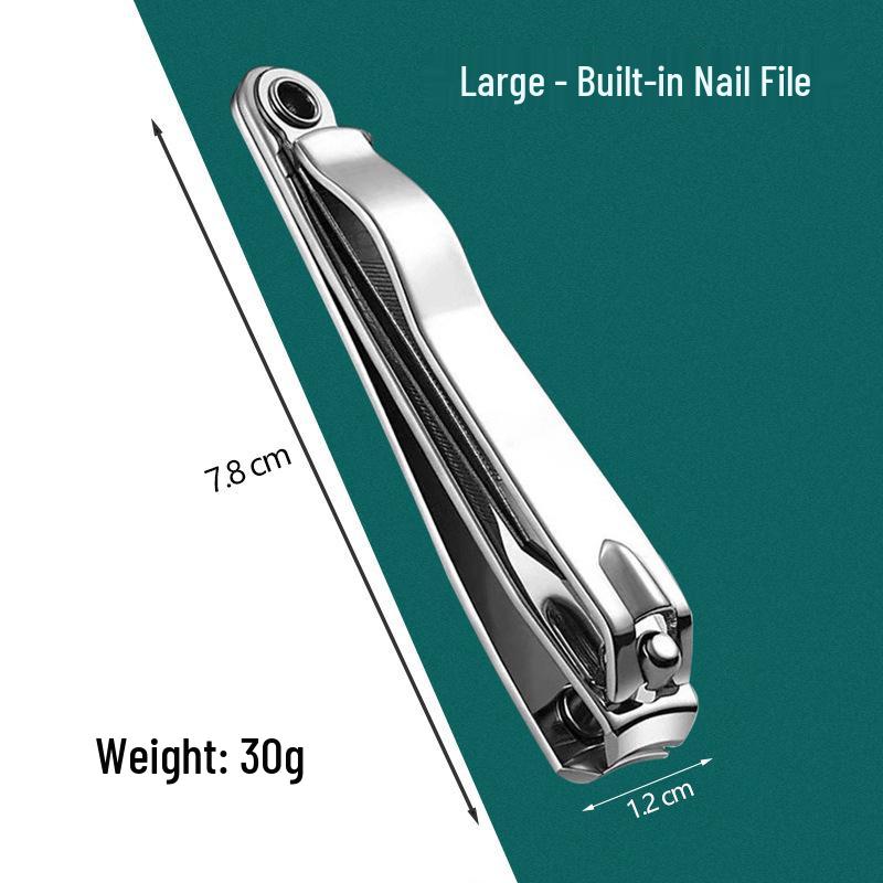 Nail Clippers Set: Small & Large with File - Manicure Tools