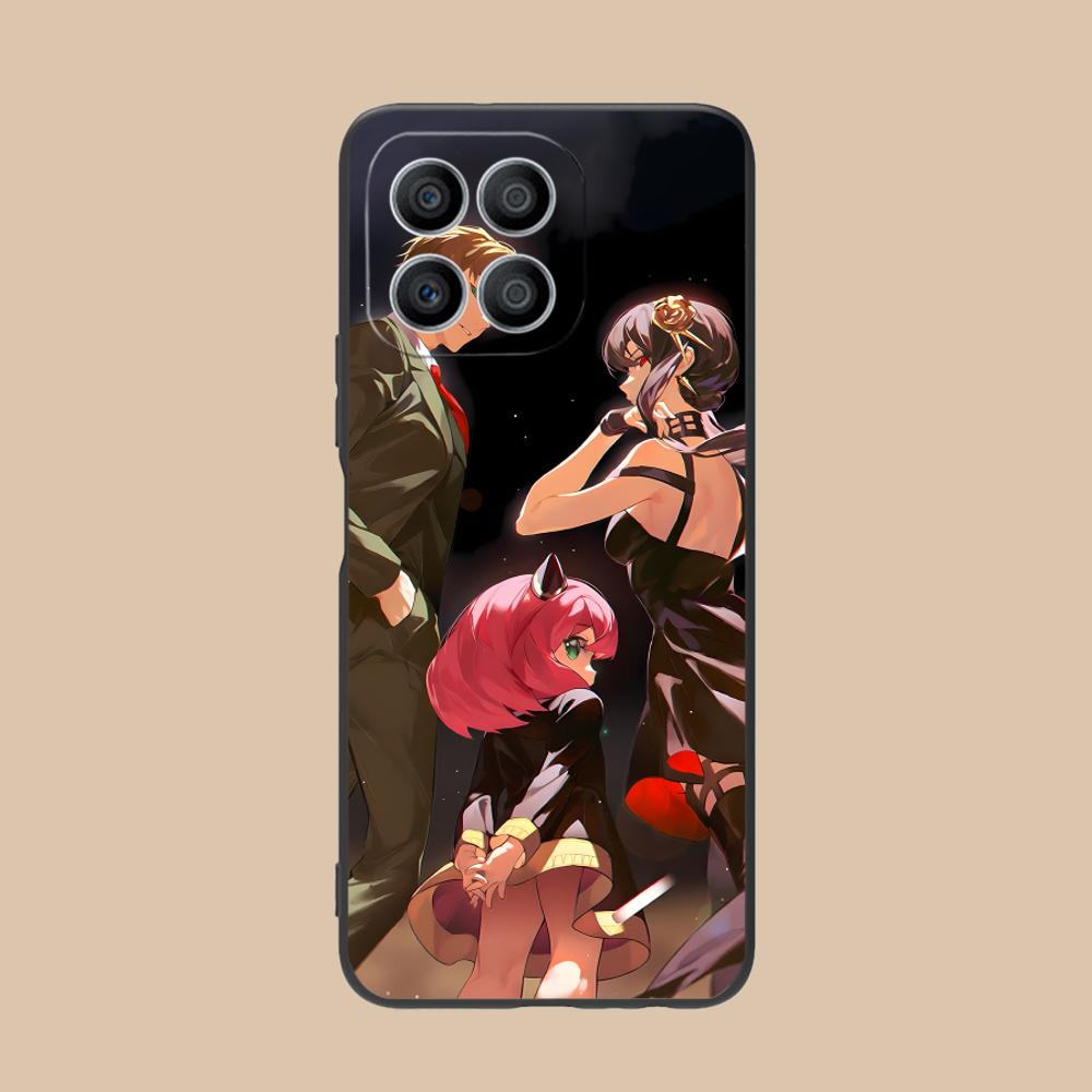 Anime Spy Family Mobile Phone Case for Honor 90 80 70 60 50 30 20 10 9 8 7 Pro S SE Lite 5G Colorful Printing Cover Luxury Cover