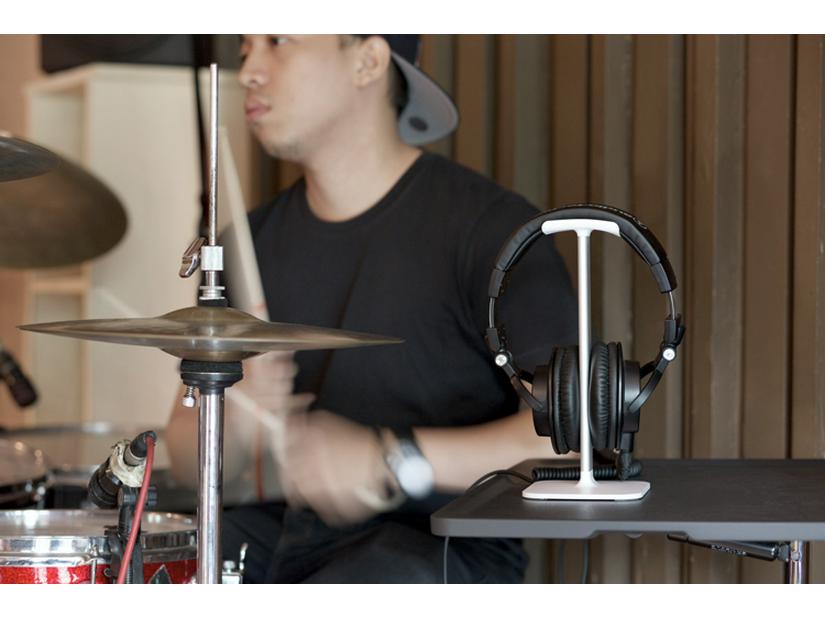 Aluminum Alloy Over-Ear Headphone Stand with Customizable Logo