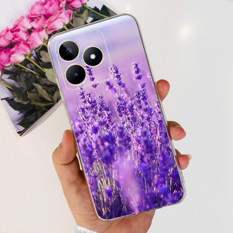 For Cover Realme C53 Phone Case 6.74" 2023 New Fashion Astronaut Soft Silicone Clear Back Cover For Realme C53 RMX3760 C 53 Capa