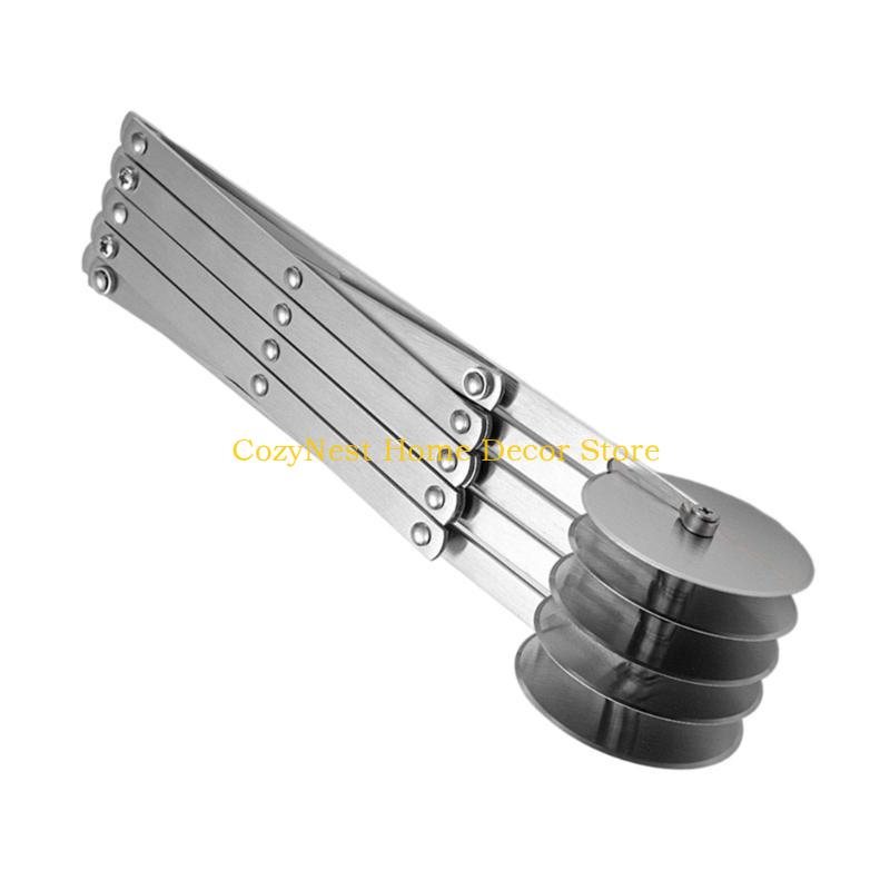 92MF Practical Pizza Wheel Cutter 3/4/5/6/7 Wheel Cutter Stainless Steel Pizza Cutter for Handmade Pizza Lover