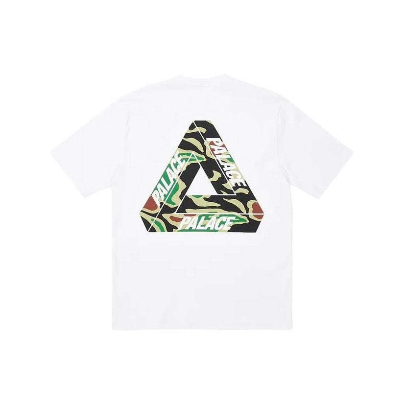 

Футболка Palace Jungle Camo Tri-Ferg, белые топы унисекс P24TS118 S