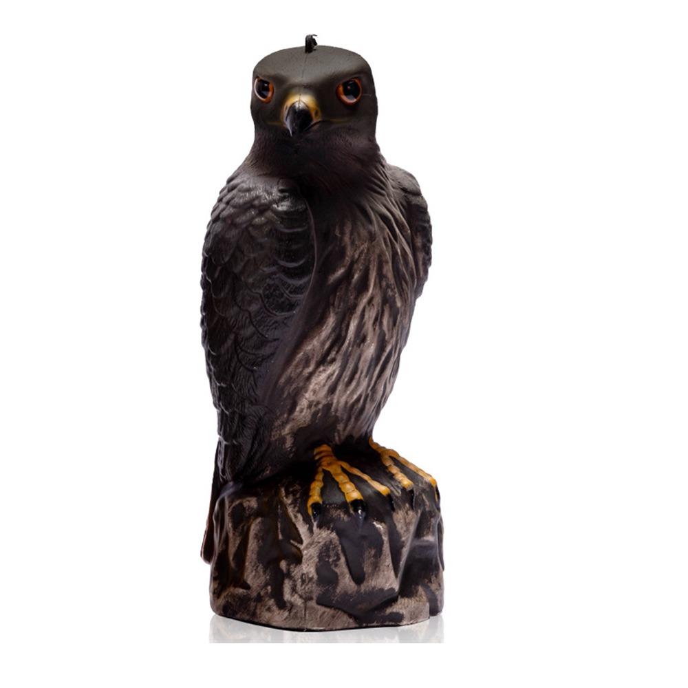 Sturdy Eagle Repellents Statue Lifelike Birds Decoy Hawk Creative Hawk Ornament Outdoor Courtyard