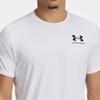 Under Armour HeatGear Fitted Comfortable Stylish Versatile Short Sleeve T-Shirt Men Tops White 6000939-100