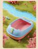Dinosaur Semi-Enclosed Large Cat Litter Box - Washable & Anti-Splash