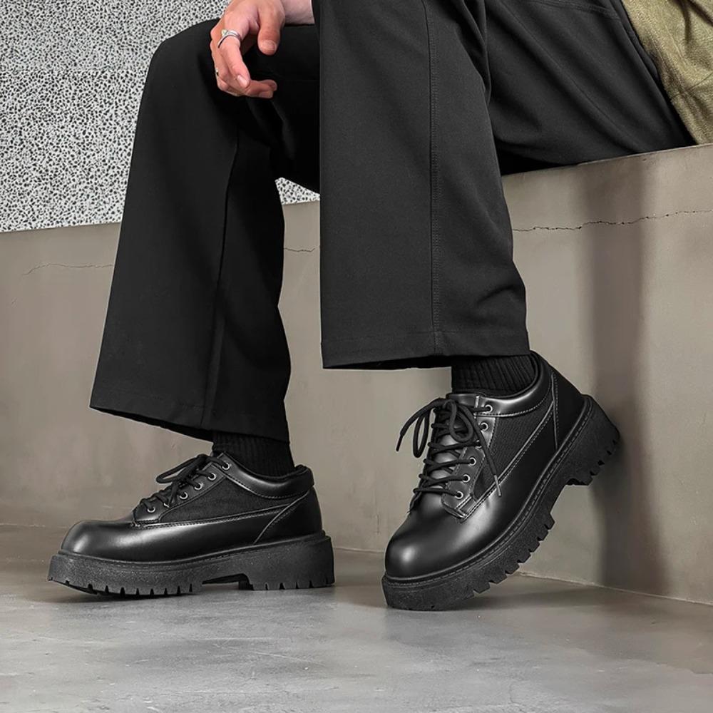 Chaussures d'Affaires pour Hommes Printemps Automne Nouvelles Chaussures Formelles en Cuir Chaussures Décontractées Mode Sport Élégance Sociale Chaussures Plates Tendance