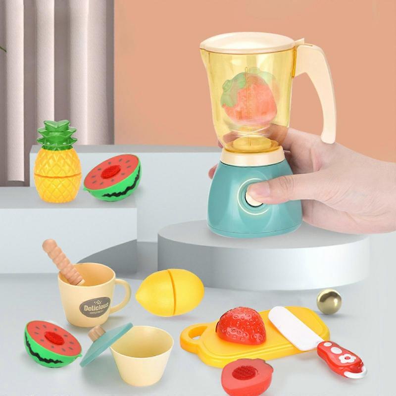 Pretend Juice Machine Play Set, Light & Sound, Pretend Play Kitchen...