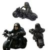 Non-Toxic Ozzy Osbourne Knight Figure Ozzy Osbourne Skull Figurine Resin Statue Halloween Gothic Desktop Decoration Rock Music Fan Gifts