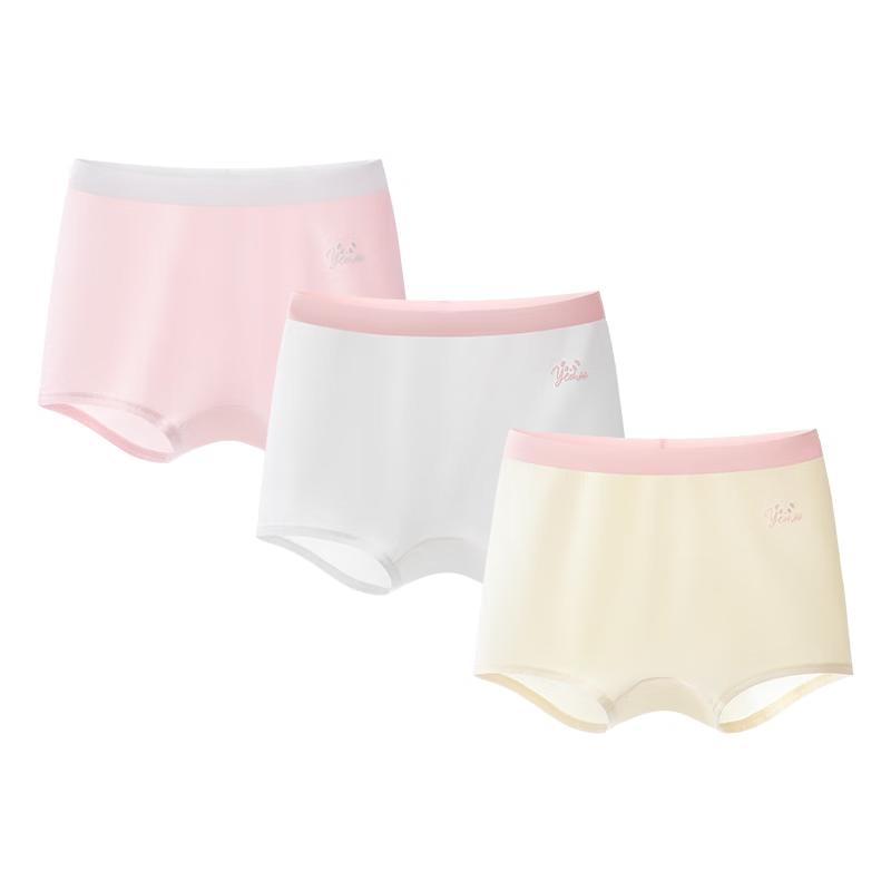 YEEHOO 7A Antibacterial Artemisia Argyi Modal Kids Boxer Briefs 3-Pack 140
