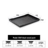 UOISO Nordic Rectangular Wooden Double-Layer Serving Tray