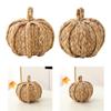 Woven Pumpkin Decor, Harvest Decor, Straw Material Dinner Table Decor for Indoor