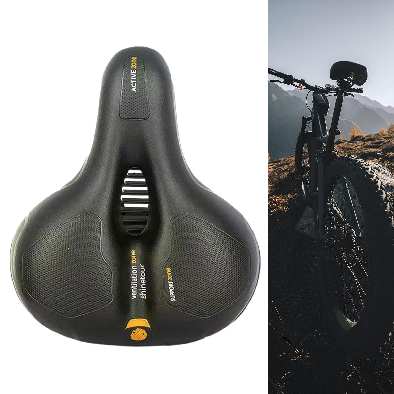 Bicycle Saddle Bike Seat Cushion Breathable Shock Absorbing Cycling for Mountain