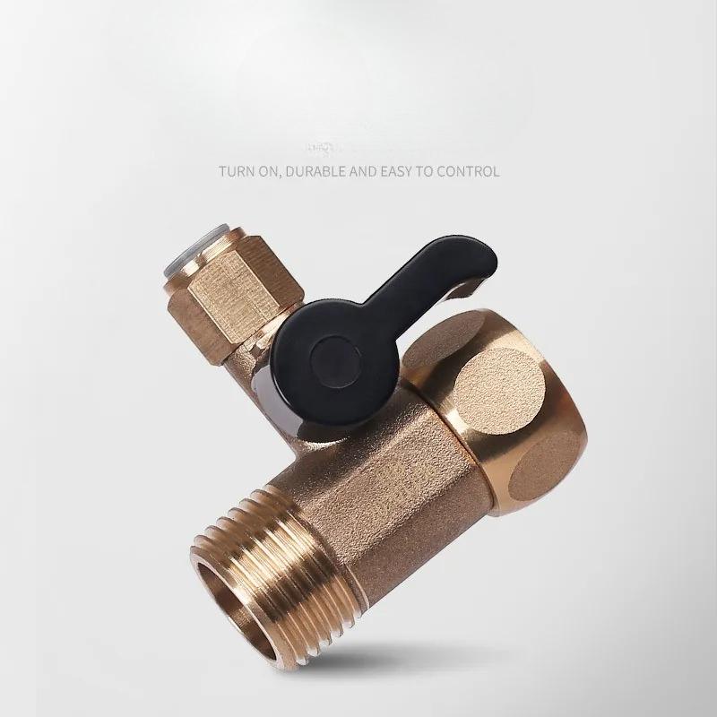 1/4" 3/8" 1/2" BSP Außengewinde Schnellkupplung Kugelhahn T-Stück 3 Wege POM / Legierung / Messing Wasserfilter Umkehrosmoseanlage
