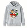 Kids Boys Girls Cartoon Dog Printed Hoodies Casual Long Sleeve Pullover Sweatshirt For Children Cute Comfortable Tops For Daily Wear