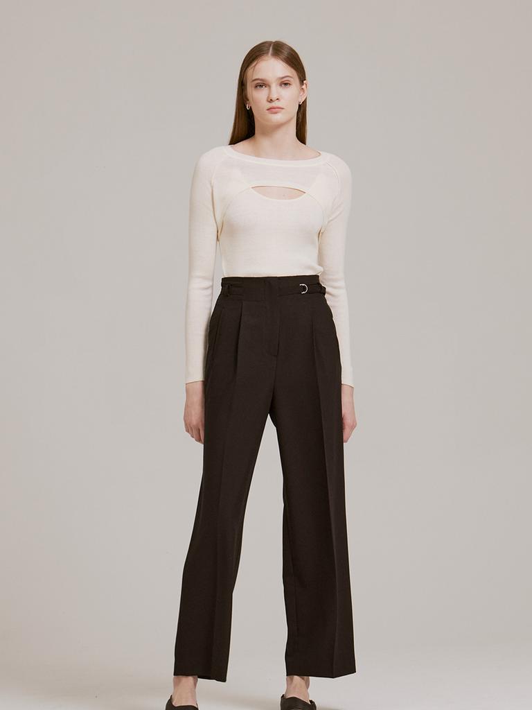 HUNCH Highwaist Pintuck Pants (2Color)