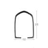 Carbon Fiber Modified For Porsche Panamera 2010-2016 Car Roof Reading Light Panel Decoration Sticker Interior Control Frame Trim