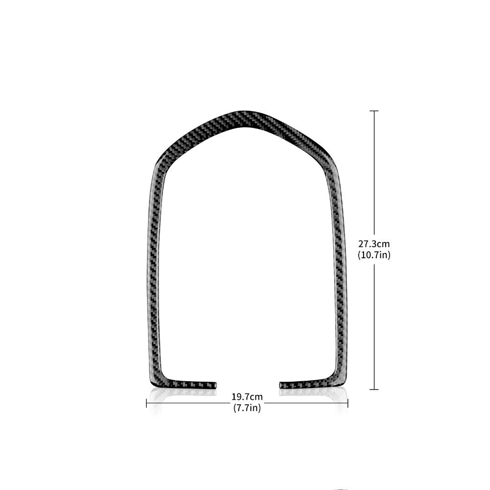 Carbon Fiber Modified For Porsche Panamera 2010-2016 Car Roof Reading Light Panel Decoration Sticker Interior Control Frame Trim