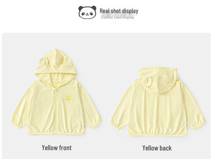 Children's Hooded Sun Protection Jackets - Baby & Kids' Summer Casual Tops