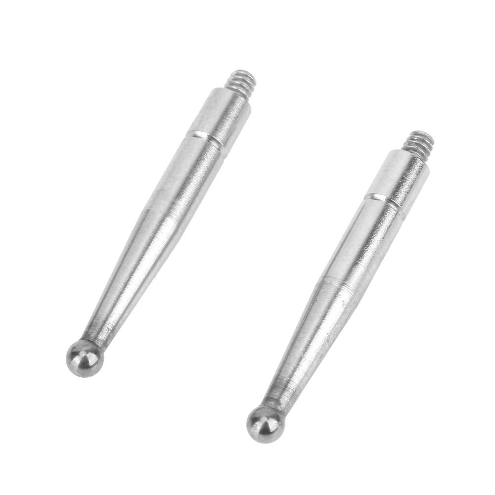 2Pcs Lever Indicators Indicator Tips 312b-2 Interapid Indicator TipsProbe Tungsten Steel Dial Test Indicator Tip Point for Lever Percentiles