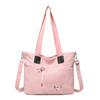 Large-capacity Tote Bag, Casual and Versatile Embroidered Shoulder Bag, Commuter Handbag