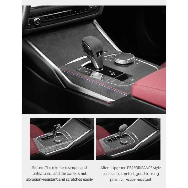 for BMW G20 G28 G23 G42 320i 325i 330i 3 4 Series Center Console Gear Shift Panel Cover Trim Stickers Car Interior Accessories