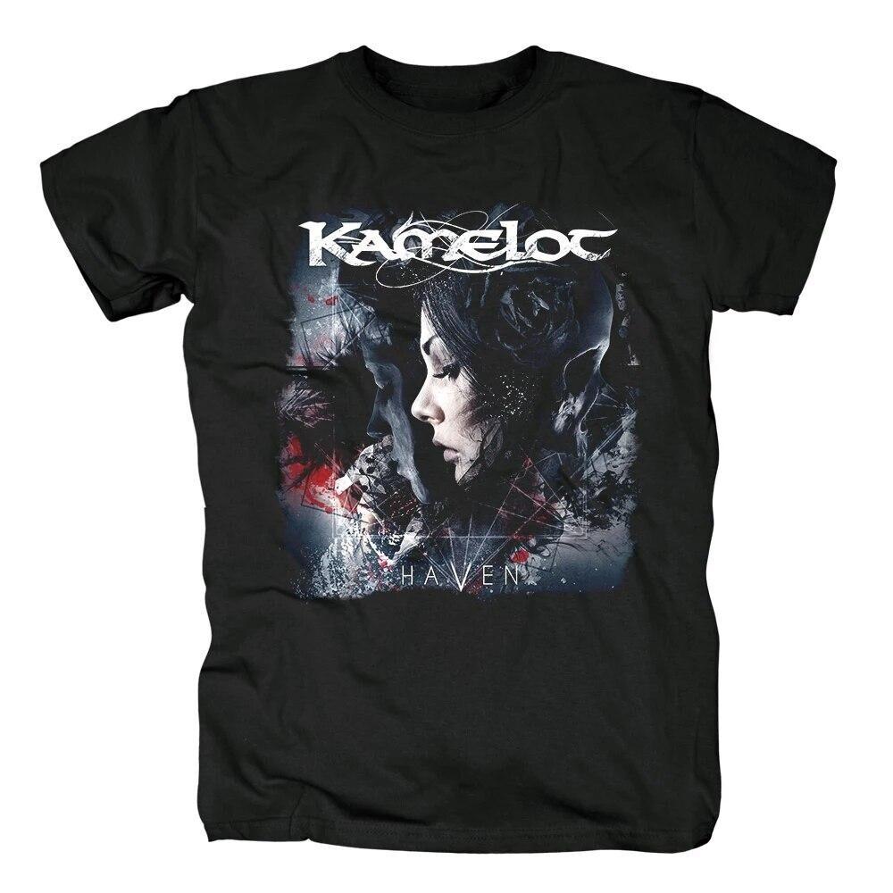 Vtg kamelot Band Haven Album Heavy Cotton Black All Size Unisex Shirt BL025 Unisex T-Shirt XXXXL