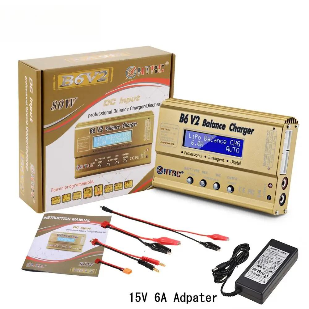 IMAX B6 V2 Balance Charger 80W Professional Digital Discharger for LiHV LiIon LiFe NiCd NiMH PB Battery RC LiPo Charger