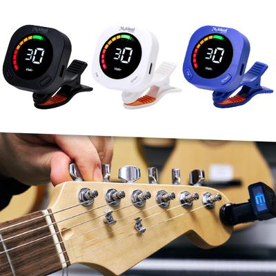 Versatile Guitar Tuner 360 Degree Rotating Display Clip On Precision Accessories for Bass Electric Guitar Acoustic Players