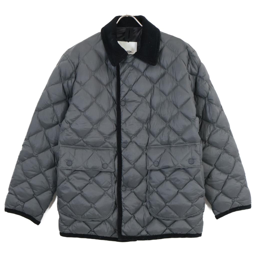 GYMPHLEX Gray 19A-KW-004 Corduroy Zip-Up Jacket Jacket S grayUsed