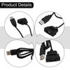 For Skoda Octavia RCD510 RNS315 Radio USB Interface Cable Adapter 150CM Black ABS Extension for Navigation System Modification