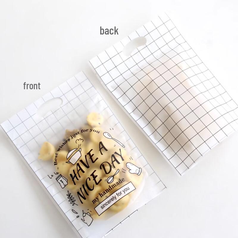 Cartoon Self-Sealing Food Packaging Bags, 50-Pack