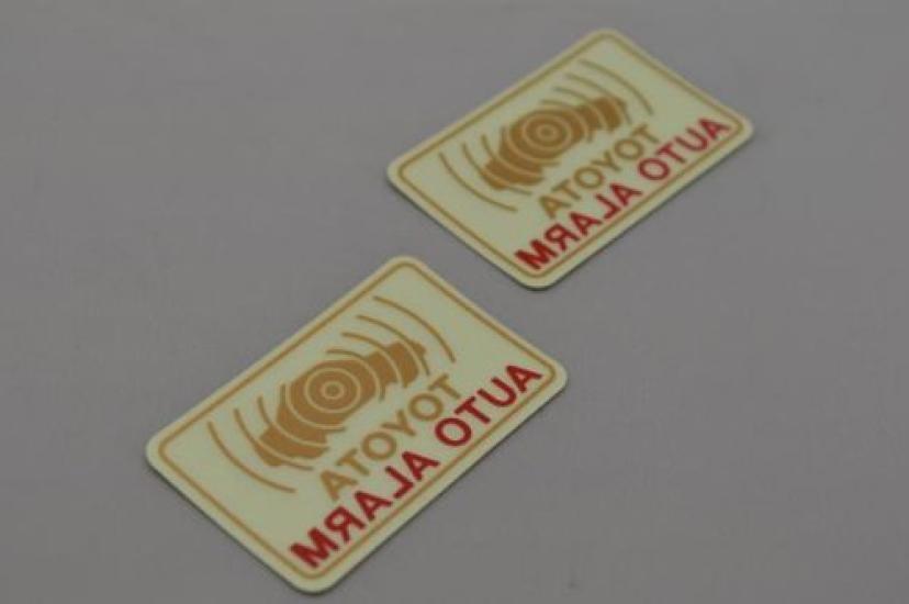 Toyota Alphard Vellfire Sicherheitsetikett und (30er-Serie) (links rechts)