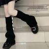 Y2K Harajuku Knit Leg Warmers: Japanese JK Student Bell Bottom Socks