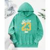 Art Word Boston 23 Printed Women Washed Hoodie Fashion Multicolor Hoody Casual Oversize Streetwear Clothes