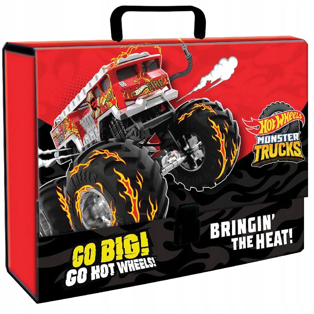 Teczka Szkolna Z Rączką A4 Xl Gruba Hot Wheels