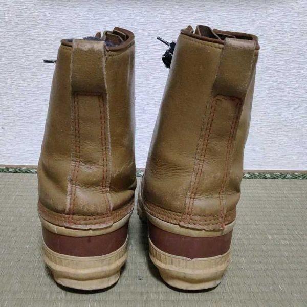 80s-90s Vintage/SOREL/Women’s Snow Boots/WOS8/24.5-25.5/Canada Made/Leather/With Inner Liner(USED)