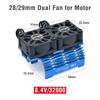 Surpass RC Motor Cooling Fan Heatsink for 380 390 540 550 Brushless Car Motor 28mm 29mm 36mm Upgrade Parts