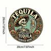 Vintage Tequila Metal Tin Sign 8x8 Inch Retro Wall Decor Home Bar Cafe Garage