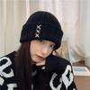 Japanese Sewing Knitted Hat for Women, Sweet and Versatile, Fashionable and Simple Warm Cover, Couple Wool Hat for Men