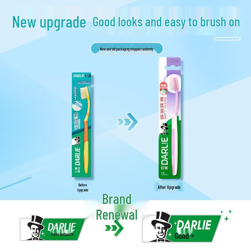 Darlie Soft Silk Clean Toothbrush T30 2-Pack