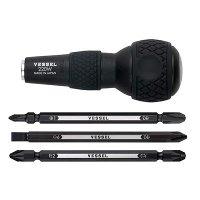 VESSEL Ball Grip Interchangeable Driver Set 220W-3