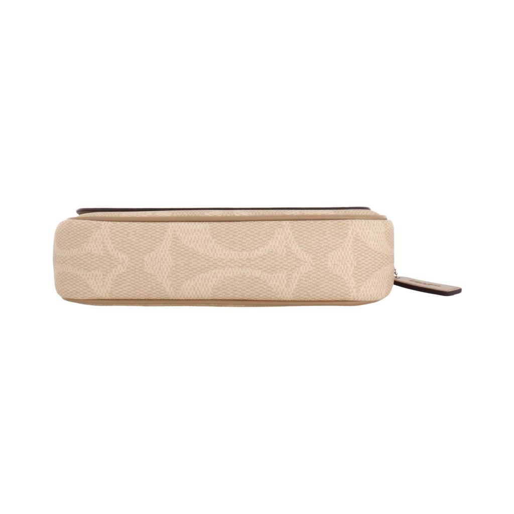 Coach Hailey Brook Flap 20 Logo Closure Crossbody Shoulder Bag Women bags Beige CAN70-SVPWH