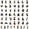 50 Cartoon Military Equipment Stickers for Phone & Computer - Waterproof Decorative Stationery Stickers