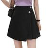 High Waist A-Line Skirt - 2024 Spring/Summer Korean Plus Size Trend, Slimming & Stylish Short Skirt for Women