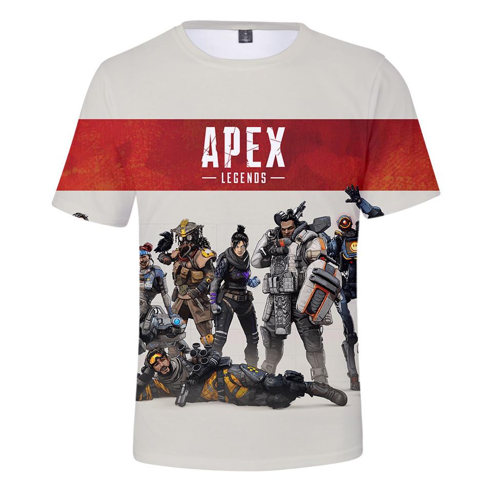 Kids T Shirt 3d Apex Legends Clothing Children Boys Girls Short Sleeve Tshirt Outerwear T -Shirt Children Clothe Tee 